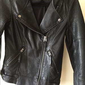 Top shop leather moto jacket